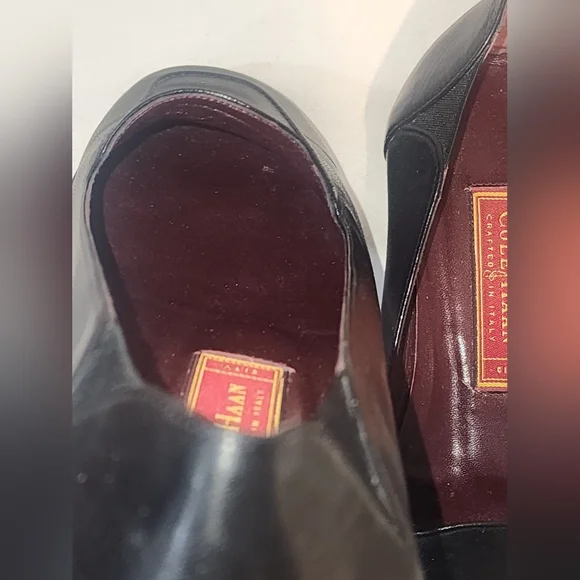 Cole Haan Black Leather Loafers - Picture 4 of 13